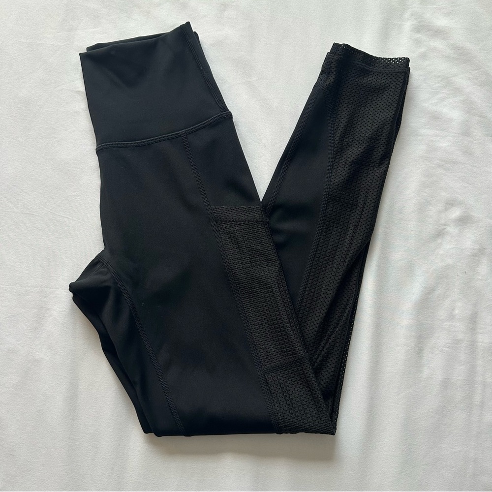 Aerie Offline Hi-Rise 7/8 Mesh Pocket Leggings | Size Small